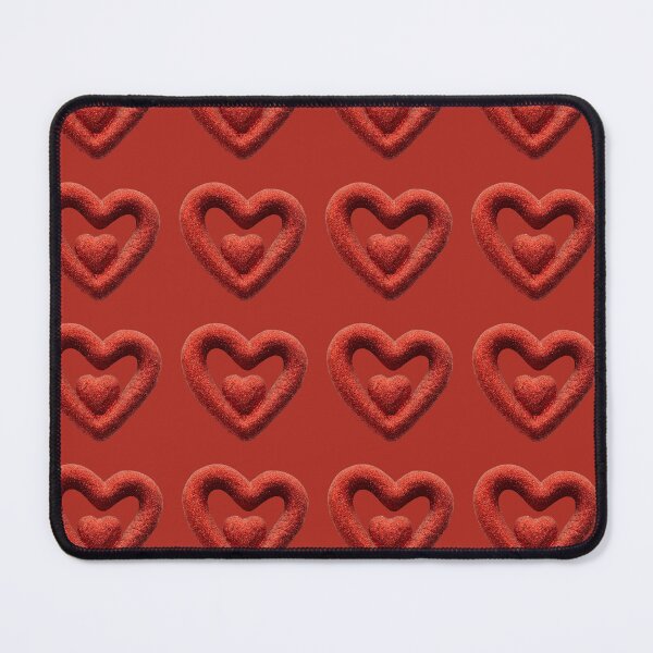 Item preview, Heart in heart on red background designed and sold by happytraveller1.
