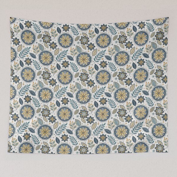 Item preview, Floral Folk Garlands | Nordic Scandinavian Design designed and sold by Shuga-Design.