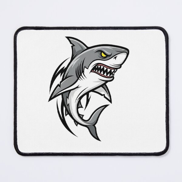 Item preview, Fierce Shark Mascot Aggressive Vector Esports Shark designed and sold by nabilrahbani007.