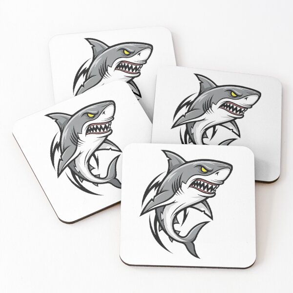 Item preview, Fierce Shark Mascot Aggressive Vector Esports Shark  designed and sold by nabilrahbani007.