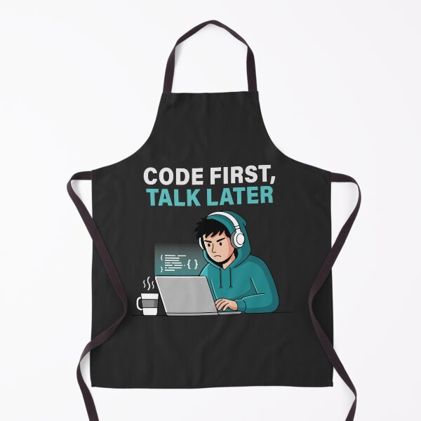 Item preview, Code First Talk Later T-Shirt  Programmer Developer Coding Mindset Shirt designed and sold by Design-Pro-21.