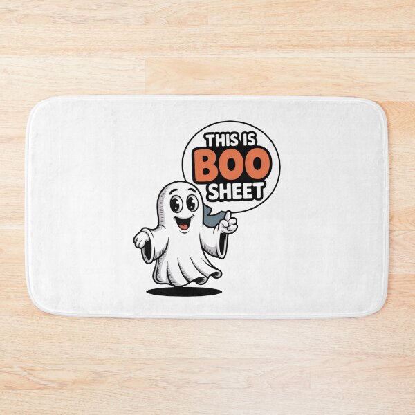 Item preview, This Is Boo Sheet Cute Ghost designed and sold by flagylART.