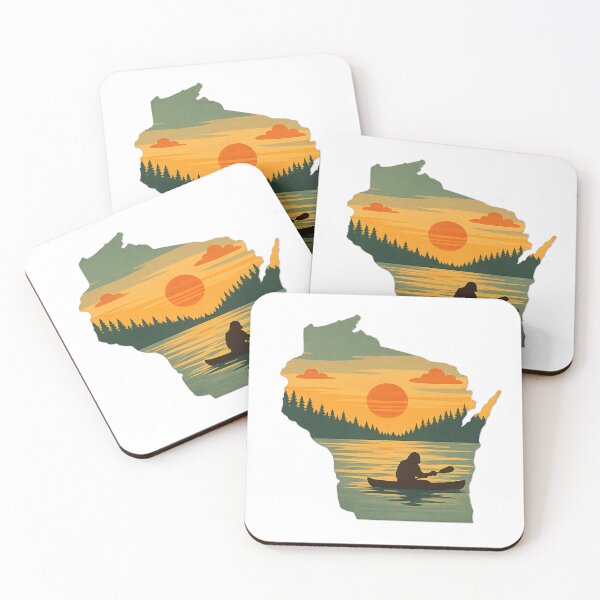 Item preview, Kayaking Bigfoot – Wisconsin designed and sold by MostlyOK.