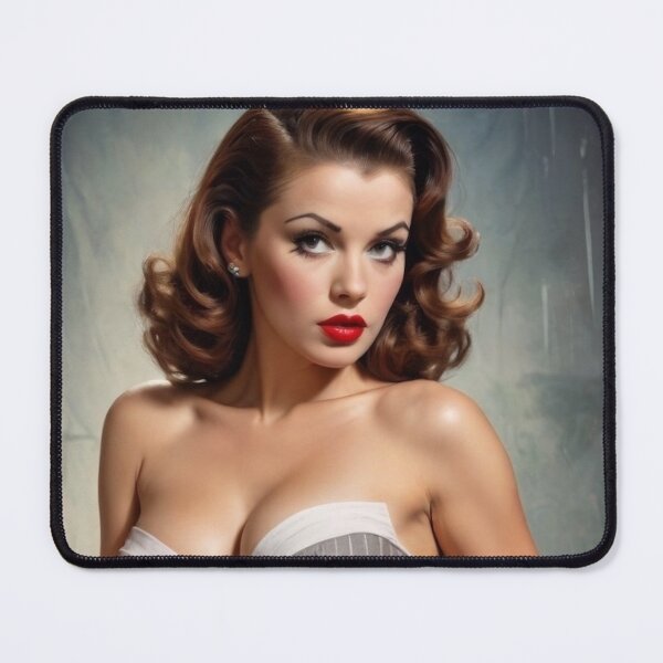 Item preview, Vintage 1920s Gangster Pin-Up Girl Mobster Femme Fatale Prohibition Art designed and sold by MissSaylor.