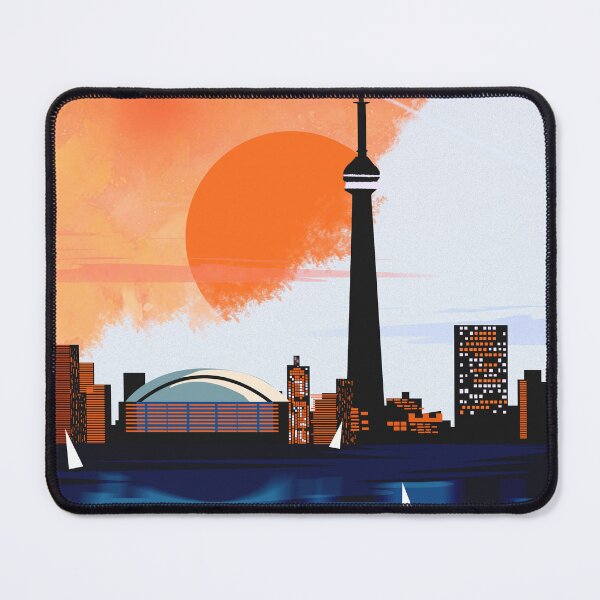 Item preview, Toronto Skyline Retro Sunset Art designed and sold by ZORRO SL .