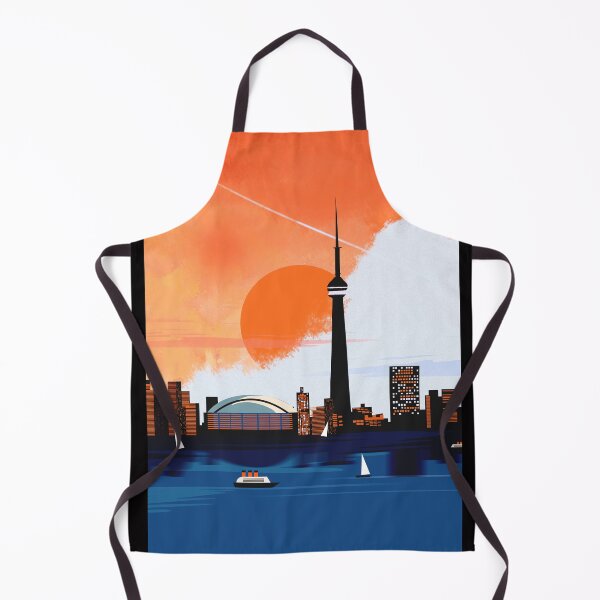 Item preview, Toronto Skyline Retro Sunset Art designed and sold by ZORRO SL .