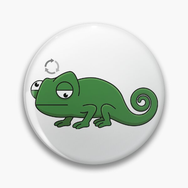 Item preview, Social Interaction Loading Buffering Chameleon designed and sold by Petzzz.