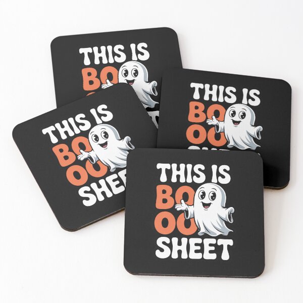 Item preview, This Is Boo Sheet Cute Ghost designed and sold by flagylART.