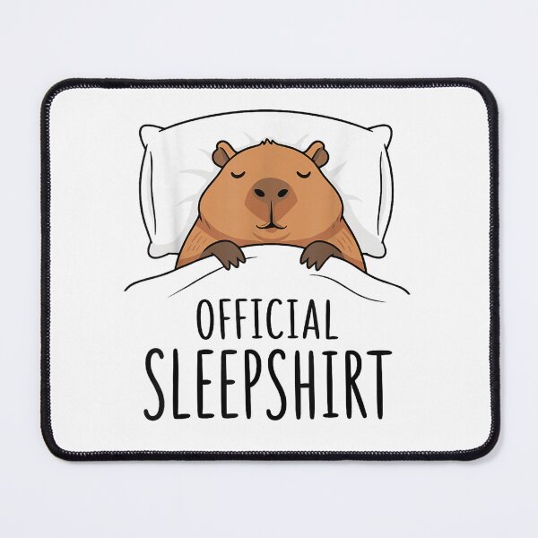 Item preview, Capybara Official Sleep Art for Men Women Kids , Capybara Gift Lover designed and sold by DZIRI NAJAT.