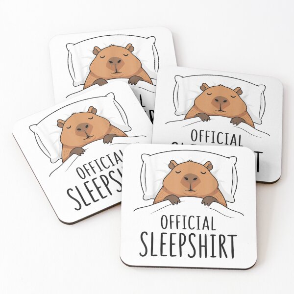 Item preview, Capybara Official Sleep Art for Men Women Kids , Capybara Gift Lover  designed and sold by DZIRI NAJAT.