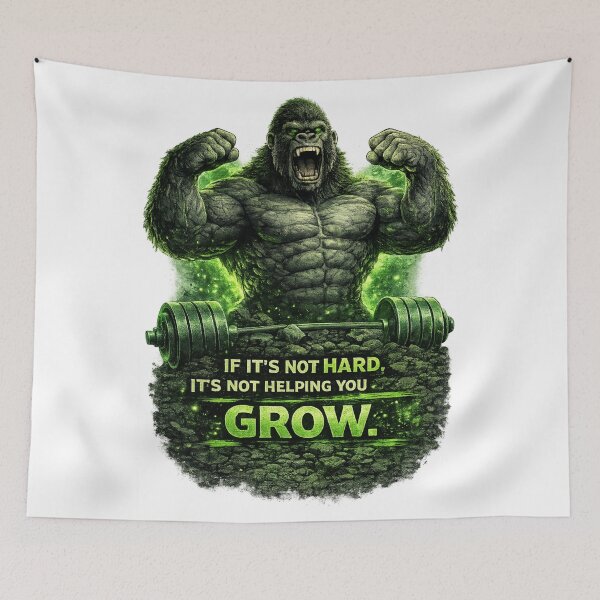 Item preview, Green Gorilla Motivation Design designed and sold by gabeszshop.