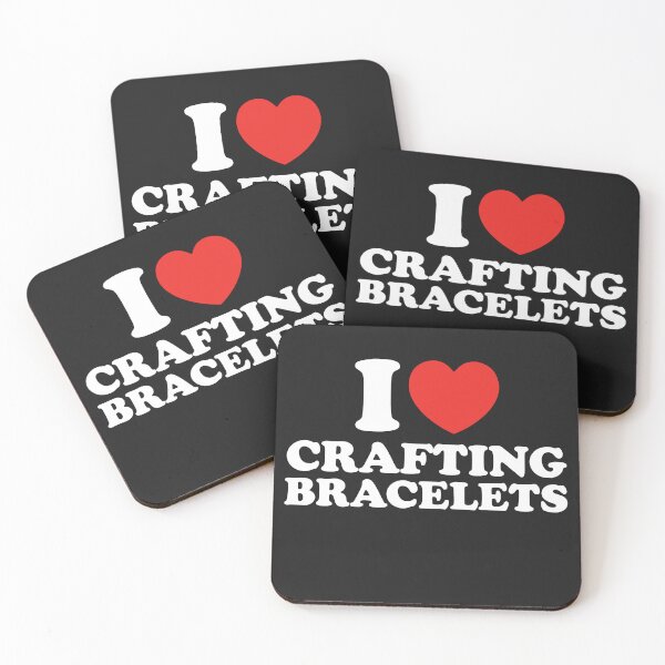 Item preview, I Love Crafting Bracelets designed and sold by shitpostee.