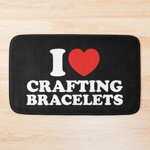 Item preview, I Love Crafting Bracelets designed and sold by shitpostee.