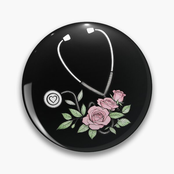 Item preview, Stethoscope and Roses – Medical Nurse Floral Heart Design designed and sold by truongloc246.