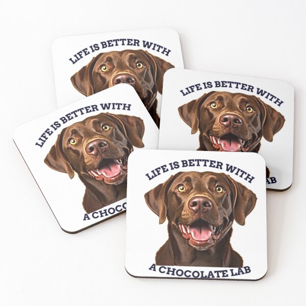 Item preview, Life Is Better With A Chocolate Lab designed and sold by NoxLand.