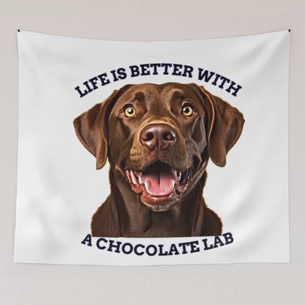 Item preview, Life Is Better With A Chocolate Lab designed and sold by NoxLand.