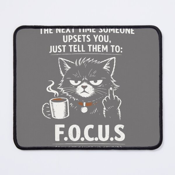 Item preview, Introvert Cat Coffee Sarcastic Dark Humor Focus Meme Graphic  designed and sold by KristineLi.