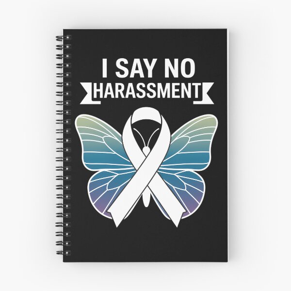 Item preview, I Say No Harassment, Ribbon, Teal Butterfly designed and sold by cosmicncozyS.