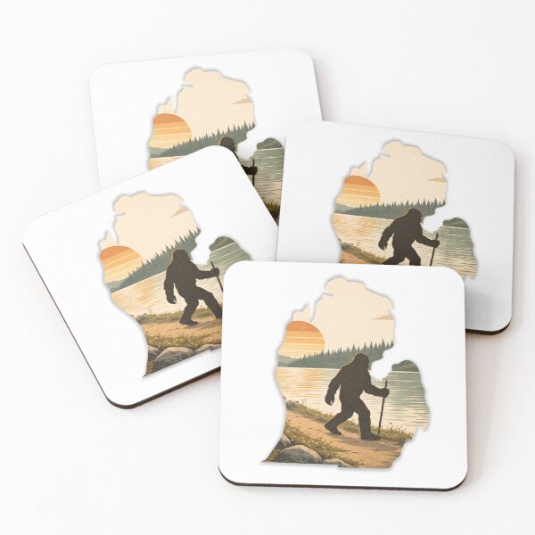 Item preview, Bigfoot Hiking On the Trail - Michigan LP designed and sold by MostlyOK.
