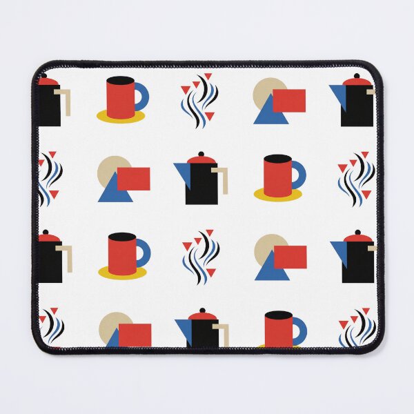 Item preview, Abstract Bauhaus-Style Geometric Coffee and Tea Set designed and sold by NonditStudio.