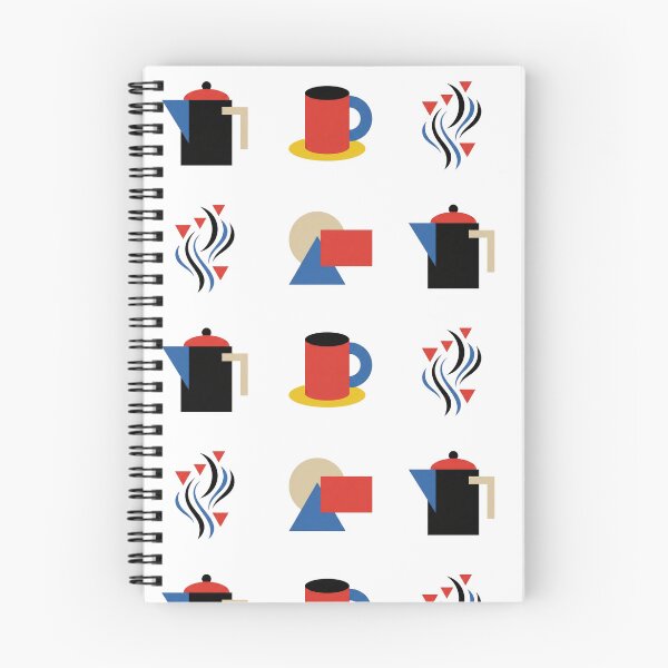 Item preview, Juego de café y té geométrico abstracto de estilo Bauhaus designed and sold by NonditStudio.