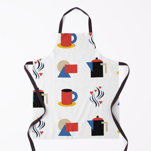 Item preview, Abstract Bauhaus-Style Geometric Coffee and Tea Set designed and sold by NonditStudio.