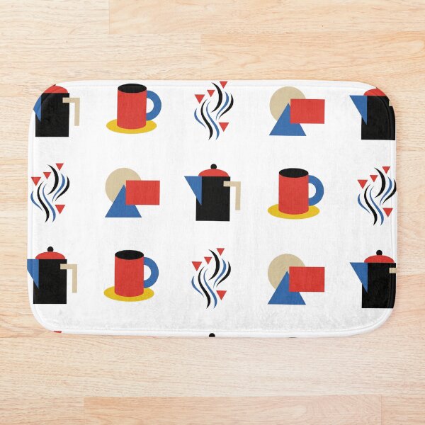 Item preview, Abstract Bauhaus-Style Geometric Coffee and Tea Set designed and sold by NonditStudio.