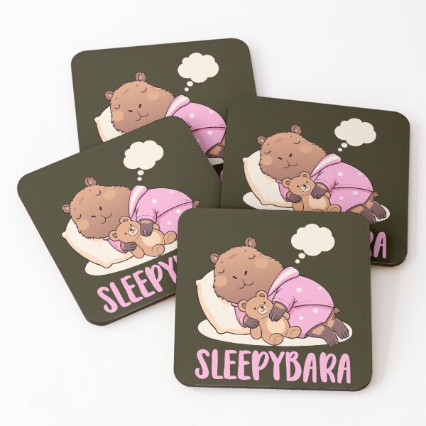 Item preview, Sleepybara Sleeping Capybara designed and sold by Colorfulman.