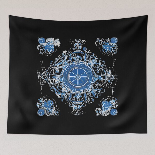 Item preview, Blue And Inscription designed and sold by more-modern.