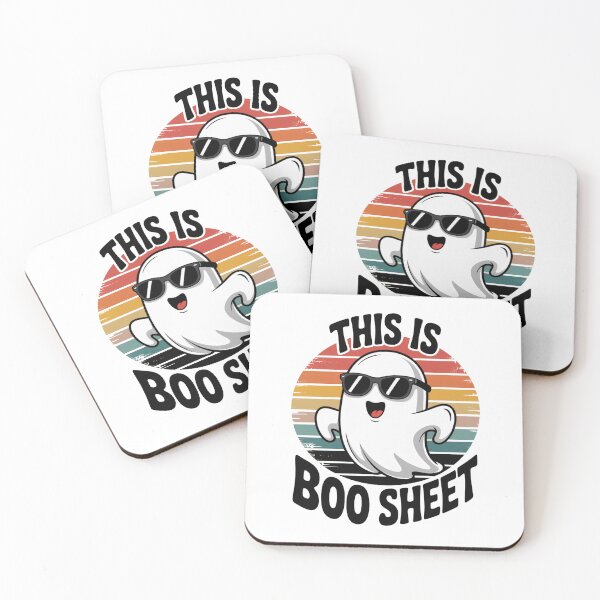 Item preview, This Is Boo Sheet Cool Ghost designed and sold by flagylART.