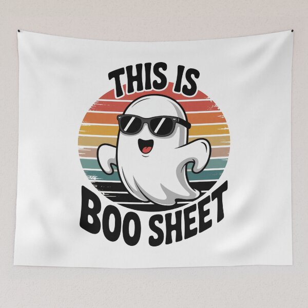 Item preview, This Is Boo Sheet Cool Ghost designed and sold by flagylART.