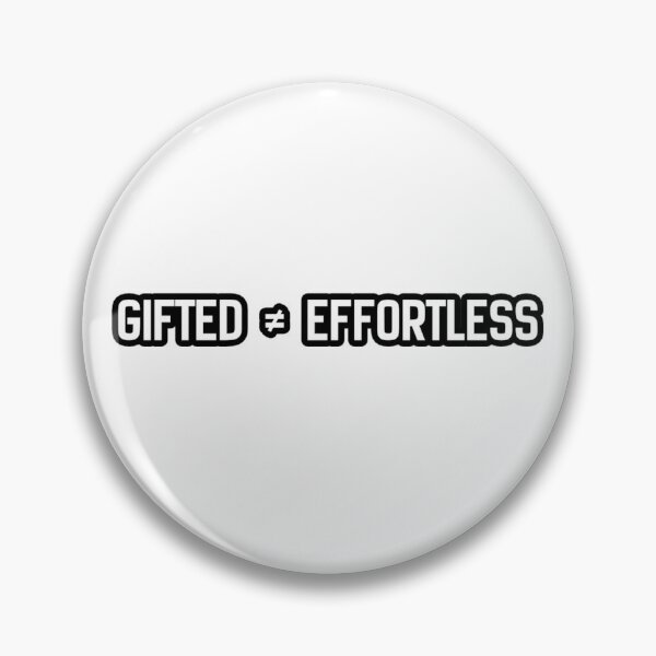 Item preview, Gifted doesn't mean effortless designed and sold by AndSoWhatBE.