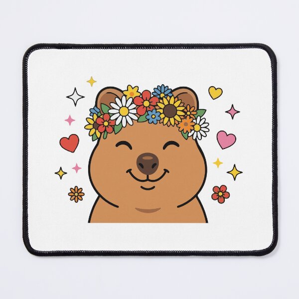 Item preview, No Bad Vibes Aggressively Happy Quokka designed and sold by Petzzz.