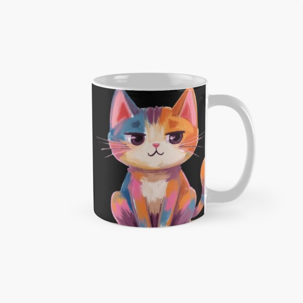 Item preview, smug calico cat fauvism art style  designed and sold by cloudzer0000.