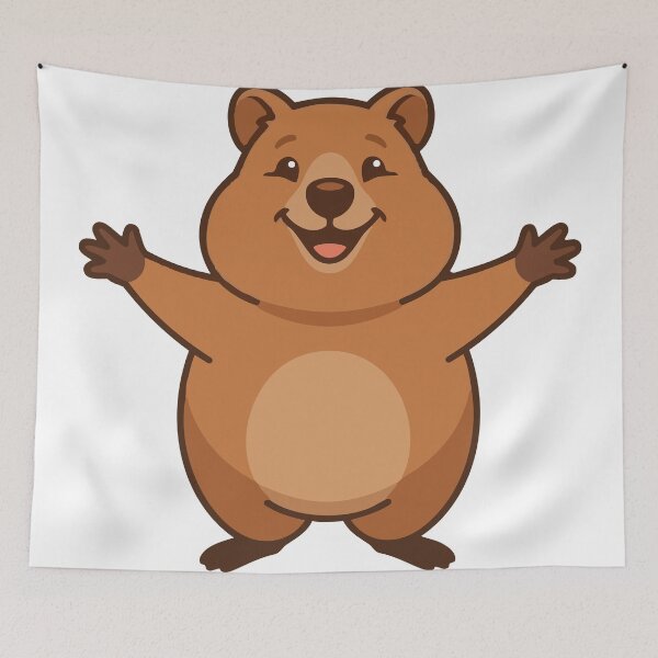 Item preview, Friend Shaped Quokka Offering Free Hugs designed and sold by Petzzz.