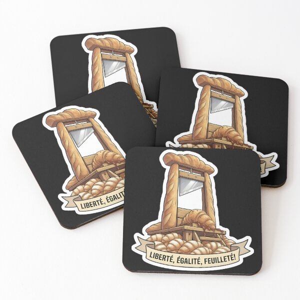 Item preview, Everything I Am I Owe To Bread - Funny Croissant Guillotine Baker Pun designed and sold by SarashiArt.