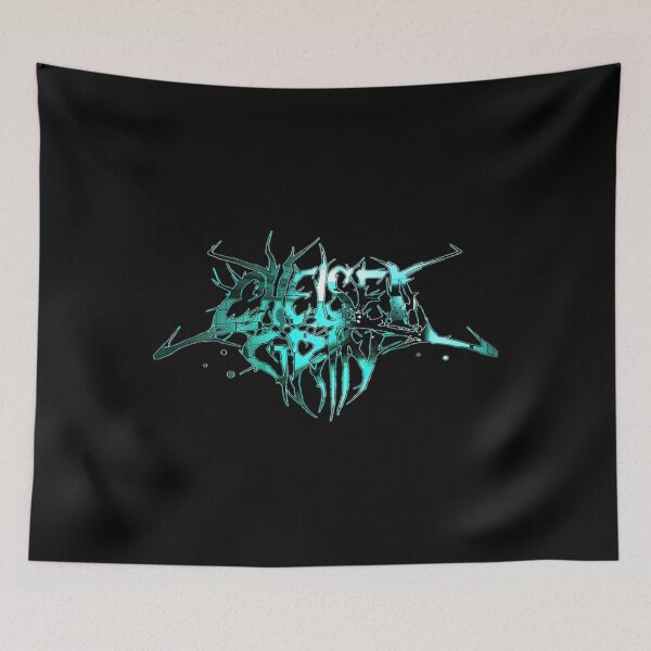 Item preview, Chasen Gray Dark Metal Typography designed and sold by more-modern.