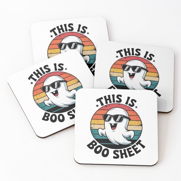 Item preview, This Is Boo Sheet Cool Ghost designed and sold by flagylART.