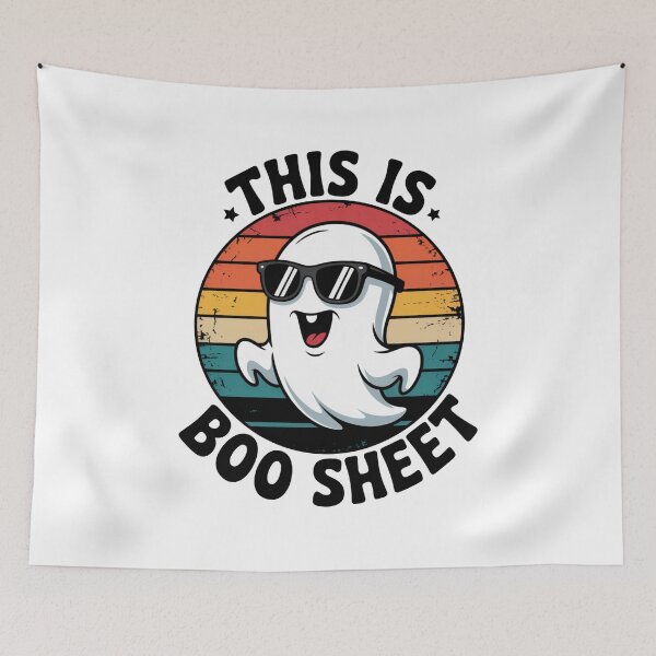 Item preview, This Is Boo Sheet Cool Ghost designed and sold by flagylART.