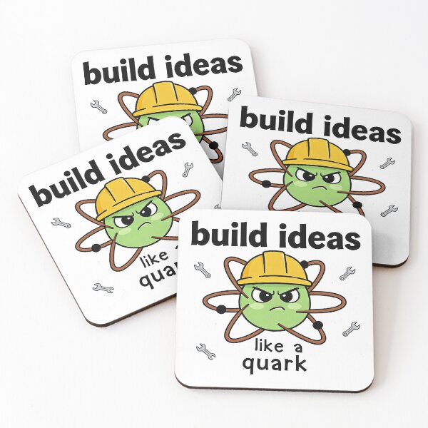 Item preview, Build Ideas Like a Quark – Cute Science Builder Atomic Design designed and sold by truongloc246.