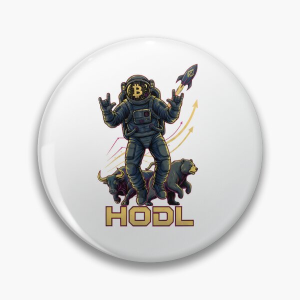 Item preview, Bitcoin Astronaut HODL: To the Moon designed and sold by Pati2511.