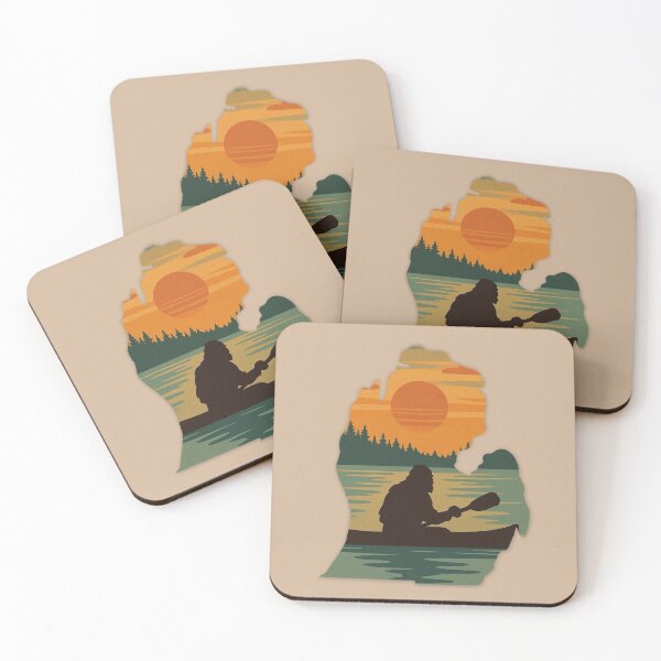 Item preview, Michigan Bigfoot Kayaking Graphic designed and sold by MostlyOK.