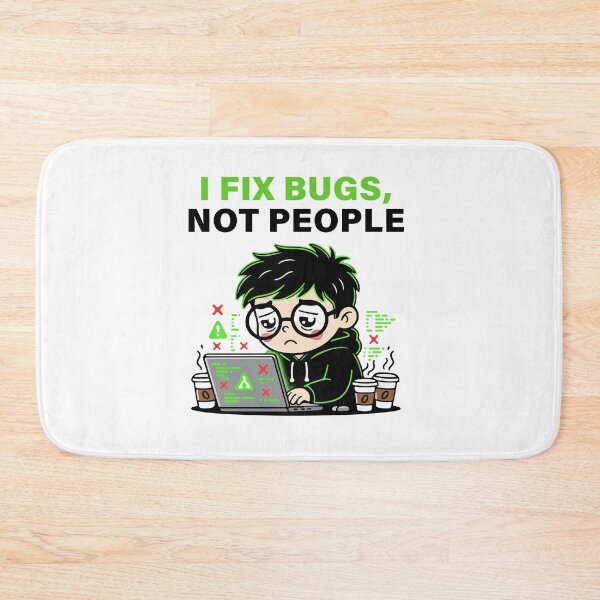 Item preview, I Fix Bugs Not People T-Shirt | Funny Programmer Developer Coding Shirt designed and sold by Design-Pro-21.