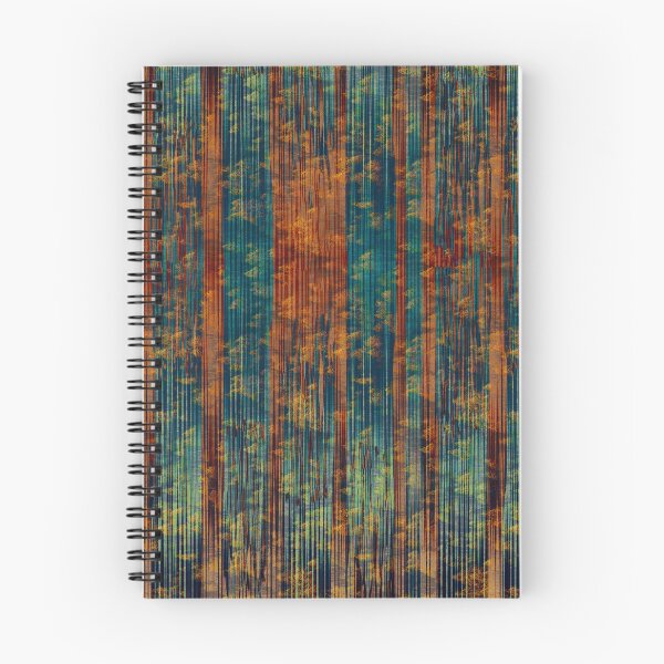 Item preview, Busy Abstract Pleat Textured Orange Teal Green designed and sold by jocelynsart.