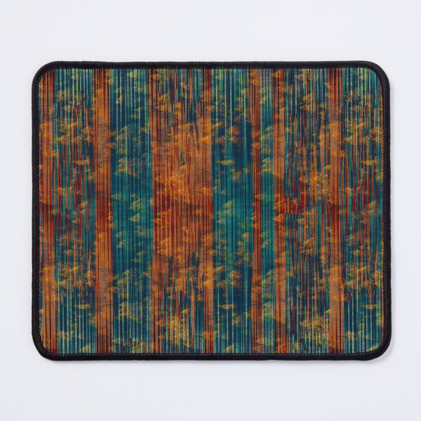Item preview, Busy Abstract Pleat Textured Orange Teal Green designed and sold by jocelynsart.