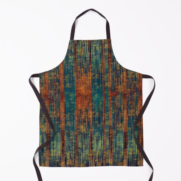 Item preview, Busy Abstract Pleat Textured Orange Teal Green designed and sold by jocelynsart.