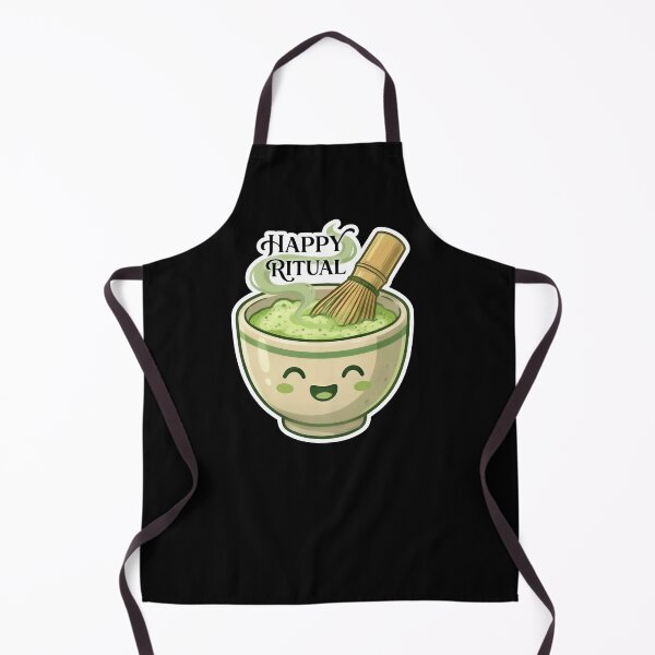 Item preview, Happy MATCHA Ritual Cute Japanese Green Tea Bowl designed and sold by SarashiArt.