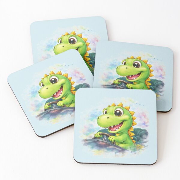 Item preview, Funny dragon racer kids animation art designed and sold by Natart1004.