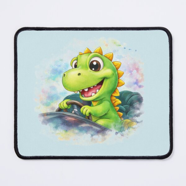 Item preview, Funny dragon racer kids animation art designed and sold by Natart1004.