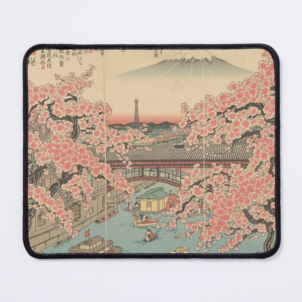 Item preview, Ukiyo-e Cherry Blossoms Sakura Traditional Japanese Woodblock Print Art designed and sold by Vandy Fullam.
